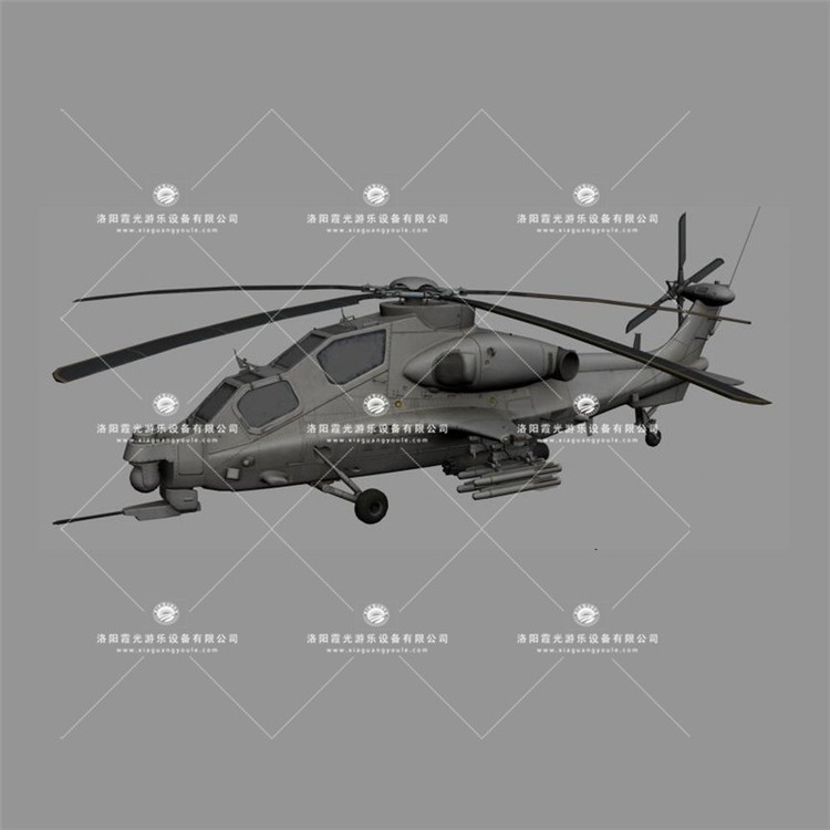 沧县武装直升机3D模型